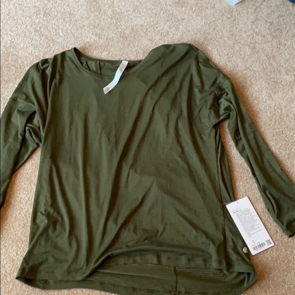 NWT Lululemon Get Set Long Sleeve Size 14